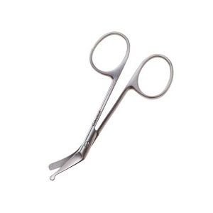 Ostomy Scissor - Curved Blades, Rounded Ends, Circular Cuts