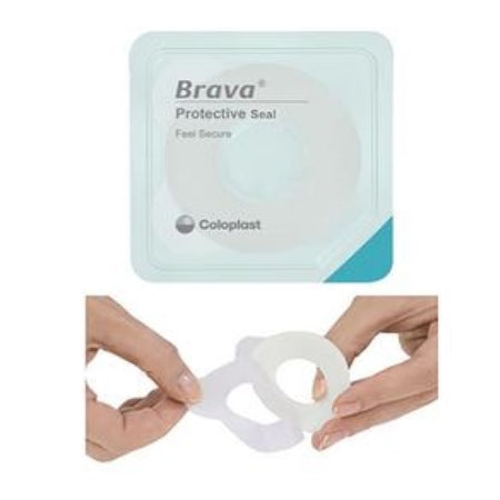 Ostomy Barrier Ring - Coloplast Brava Protective Seal, 3/4" Starter Hole, 18mm, 2.5mm Thin