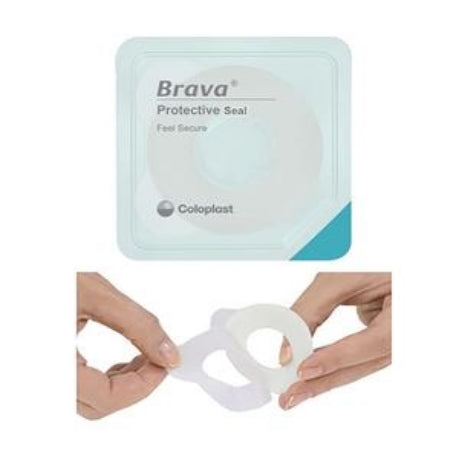 Ostomy Protective Seal - Coloplast Brava Protective Seal, 1-1/8" Starter Hole, 27mm, 2.5mm Thick