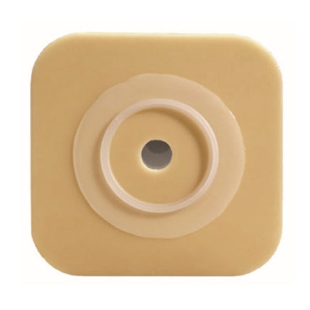 Ostomy Barrier - ConvaTec SUR-FIT Natura Two-Piece Durahesive Skin Barrier, Cut-to-Fit, 2-3/4" Flange, Tape Collar, 5" x 5"