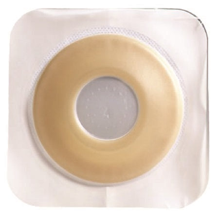 Ostomy Barrier - Ostomy Barrier Sur-Fit Natura® Pre-Cut, Extended Wear Durahesive White Tape 45 mm Flange SUR-FIT Natura® System Hydrocolloid 3/4 Inch Opening 4-1/2 X 4-1/2 Inch
