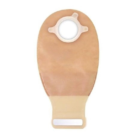 Ostomy Pouch - Ostomy Pouch Natura® + Two-Piece System 12 Inch Length Drainable