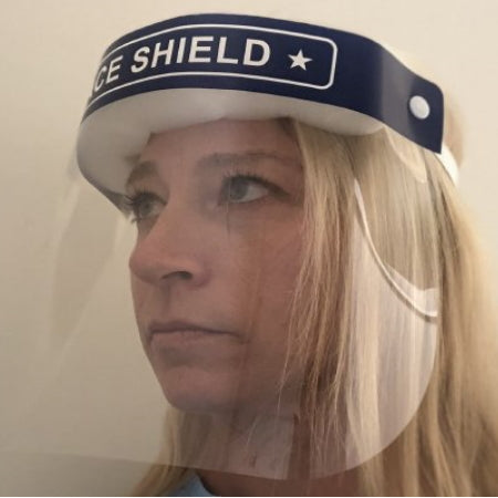 Face Shield - Pack of 10 One Size Fits Most Full Length Anti-fog Disposable NonSterile