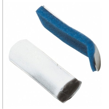 Finger Splint - PROCARE Curved Padded Aluminum / Foam Left or Right Hand Silver / Blue Medium