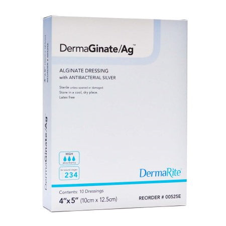 Calcium Alginate Dressing with Silver - Dermarite Alginate Dressing w/Ag