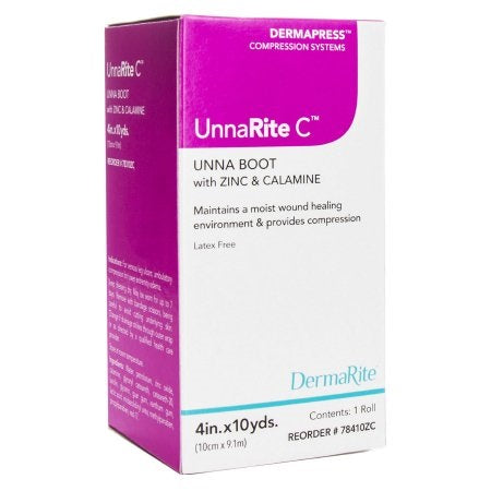 Unna Boot - UnnaRite C 4 Inch X 10 Yard Calamine / Zinc Oxide
