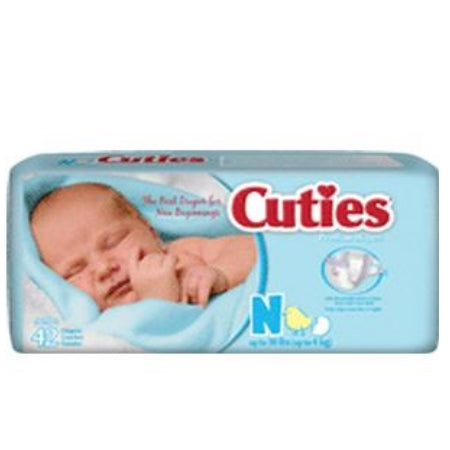 Baby Diapers - Cuties Baby Diaper Size Newborn, Up to 10 lb