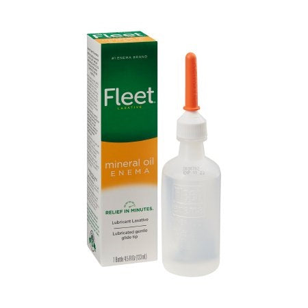 Fleet Enema Mineral Oil USP Laxative, Ready-to-Use 4.5 oz