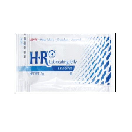 Lubricating Jelly - HR One Shot 3 Gram Individual Packet Sterile