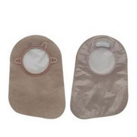 Ostomy Pouch - Hollister New Image Two-Piece Closed Pouch, 2-3/4" Flange, Filter, 9" L, Transparent