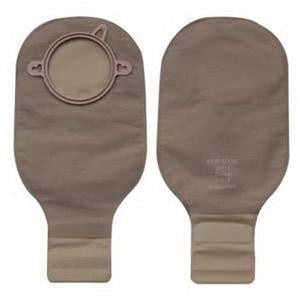 Ostomy Pouch - Hollister New Image® Two-Piece Drainable Pouch, 1-3/4" Flange, Integrated Closure, Beige or Transparent