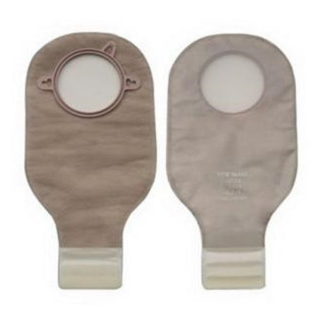 Ostomy Pouch - Hollister New Image Two-Piece Drainable Pouch, Integrated Closure, Transparent