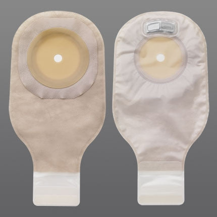 Ostomy Pouch One-Piece System Up to 2-1/2 Inch Stoma Drainable Trim To Fit