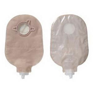 Hollister New Image® Two-Piece Urostomy Pouch, 2-3/4" Flange, 9" L, Anti-Reflux, Transparent