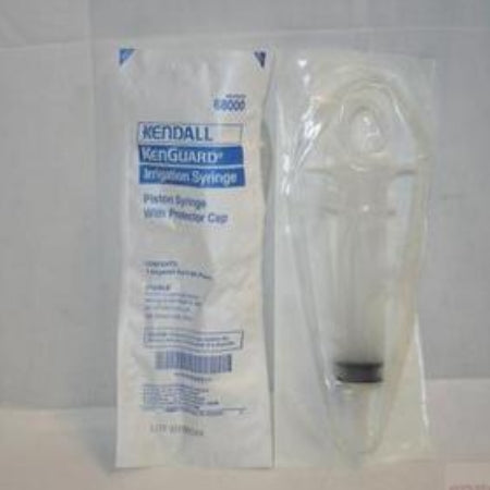Syringe Kendall Dover™ Irrigation Piston with Protector Cap 60cc, Disposable