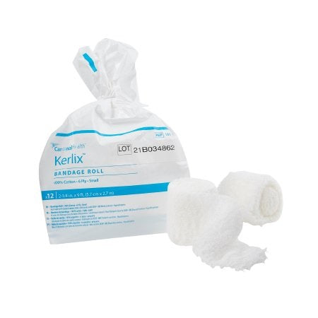 Fluff Bandage Roll - Kerlix Gauze 6-Ply 2-1/4 Inch X 3 Yard Roll Shape NonSterile