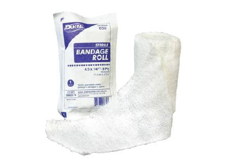 Bandage Roll Cotton Gauze 6-Ply 4.5 Inch X 4.1 Yard