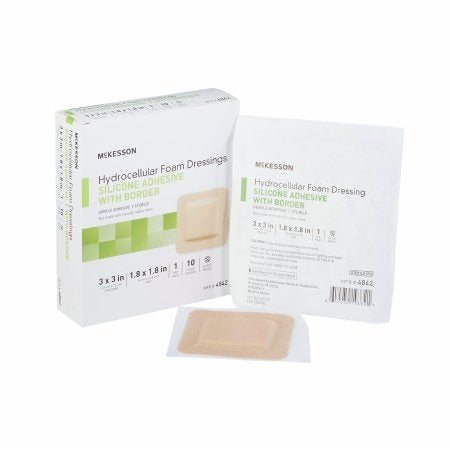Foam Dressing - Silicone Foam Dressing Silicone Adhesive with Border Sterile