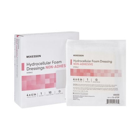 Foam Dressing -  4 X 4 Inch Non-Adhesive without Border Sterile