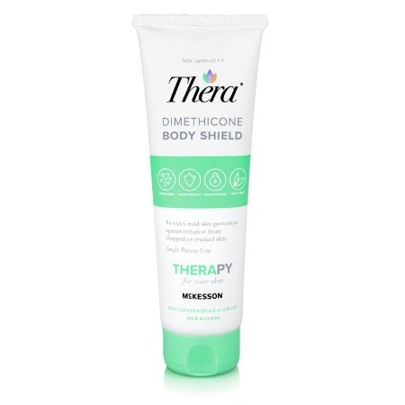 Skin Protectant - Thera Dimethicone Body Shield Moisturizer 4 oz. Tube Scented Cream