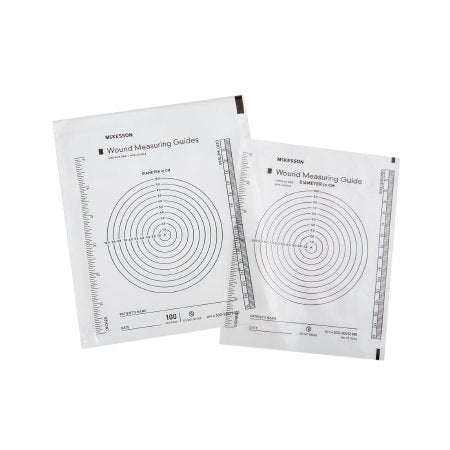 Wound Measuring Guide McKesson Metric / English Clear Plastic 5 X 7 Inch