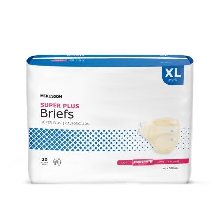 Adult Briefs - Super Plus Tab Closure Disposable Moderate Absorbency