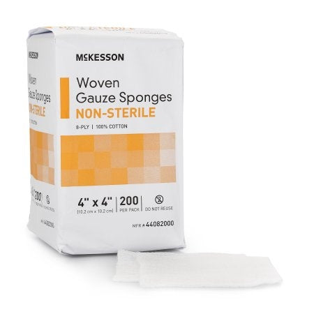 Gauze Sponge - Cotton Gauze 8-Ply Square Non Sterile