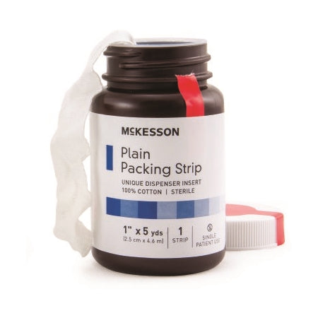 Wound Packing Strip - Cotton Non-impregnated, Assorted Sizes, 5 yds Length Sterile