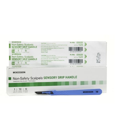 Scalpel - Stainless Steel / Plastic Sensory Grip Handle Sterile Disposable
