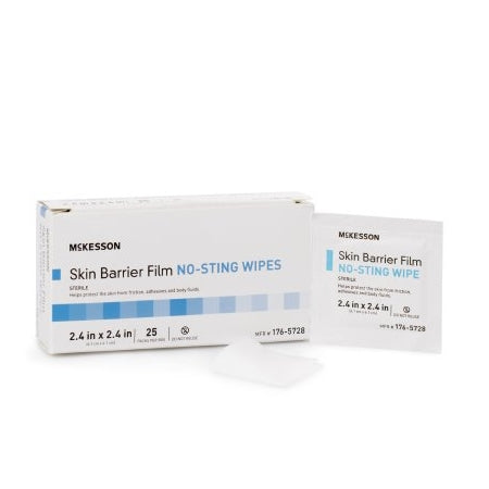 Skin Barrier Wipe - McKesson Individual Packet 2 - 2/5 X 2 - 2/5 Inch Sterile