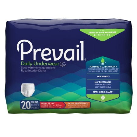 Adult Briefs - Prevail Unisex Adult Absorbent Underwear, Pull Up, Moderate Absorbency