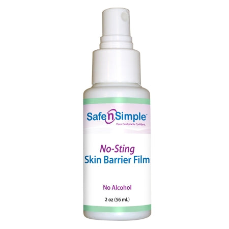 Skin Prep Spray - Skin Protectant Safe N Simple No-Sting 2 oz. Spray Bottle Liquid