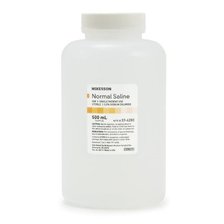 Saline Solution - Sodium Chloride 0.9% Irrigation Solution Bottle - Restricted Item - Out of Stock