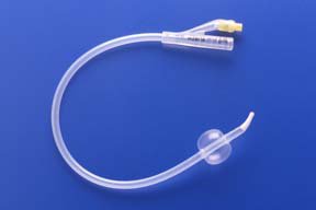 Indwelling Catheter - Rusch Foley 2-Way Coude Tip 5 cc Balloon Silicone