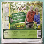 Incontinence Briefs - Wellness® Brief Original Adult Diaper
